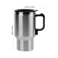thumbnail image 4 of LOVEVER Car Cup Coffee Makers Coffee Mugs Small Insulated Cup Heating Cup for Car Insulated Mug Travel, 4 of 6