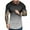 Gray, variant on Dellytop Mens Solid Color Muscle Gym Short Sleeve Workout T-Shirts