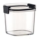 thumbnail image 2 of Tarro transparente para cereales, con doble sellado, apilable, para despensa, conservación de alimentos, tapa transparente, almacenamiento seguro de alimentos, artículo esencial para el hogar., 2 of 9
