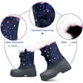thumbnail image 7 of Kushyshoo Snow Boots Lined Waterproof Navy Winter Boot Toddler Size 10, 7 of 7