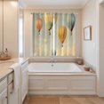 thumbnail image 3 of Vintage Hot Air Balloon Kitchen Curtains 63 Inch Length, Modern Balloon Floating Grommet Top Bedroom Living Room Curtains, Light Filtering Cafe Curtain Drapes 2 Panels Set 84''x63'', 3 of 9