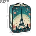 thumbnail image 6 of Eiffel Tower Premium Polyester Shoe Box - 23x31cm/9x12in Compact Storage Container - Durable & Stylish Organizer for Shoes & Accessories, 6 of 7