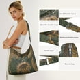 thumbnail image 5 of Stylish Retro Crossbody Purse | Chic Paisley Pattern | Spacious Multi-Pocket Casual Tote Bag, 5 of 5