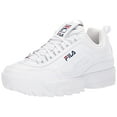 thumbnail image 1 of Fila Espadrilles Premium Disruptor Ii pour Femmes, Blanc/marine/rouge, 7.5 US, 1 of 5