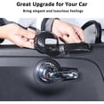 thumbnail image 5 of Car Inner Door Handles Cover Compatible with Fi@t 500 2010-2024 Auto Inner Door Handle Protective Trim Interior Accessories (Gloss Black), 5 of 5