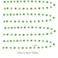 thumbnail image 2 of Cheerland Glitter Shamrock Clover Garland for St. Patric's Day Decorations, 4 Count, 2 of 6