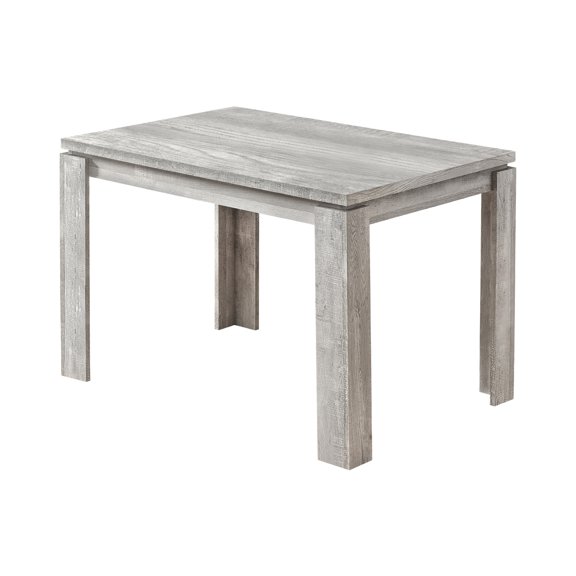 Miekor Furniture Dining Table, 48" Rectangular, Small, Kitchen, Dining Room, Grey Laminate, Contemporary, Modern 54076