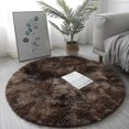 thumbnail image 1 of Plush Round Rug Mat Fluffy White Carpets for Living Room Soft Home Decor Bedroom Kid Room Decoration Salon Thick Pile Rug, 1 of 5