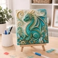thumbnail image 3 of Diamond Painting Kits for Adults Dragon, 3D Special Shape Diamond Art Kits for Beginners, Crystal Rhinestones Diamond Painting for Home Wall Decoration Gift, Animal(Purple), 7.87in, 3 of 6