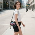 thumbnail image 5 of Stylish Printed Crossbody Phone Purse Zipper With Detachable Strap Daily Essentials Rococo Roses, 5 of 7