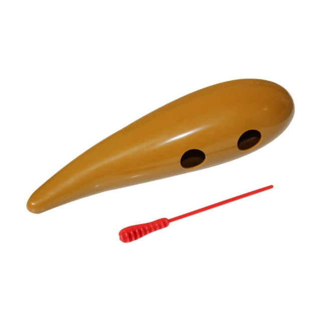 Milaget Instrument de Percussion Guiro Latin en Forme pour l'Apprentissage Précoce des Mélomanes