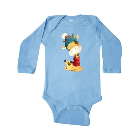 

Inktastic Cute Giraffe Gift Baby Boy or Baby Girl Long Sleeve Bodysuit