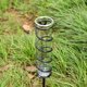 thumbnail image 2 of Pluviómetro de cristal de 12 cm, pluviómetro en espiral, marco de metal, pluviómetro de cristal, taza medidora, accesorios de hierro, pluviómetro de tubo de cristal, decoración para jardín, césped, p, 2 of 4