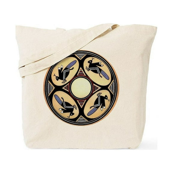 CafePress - MIMBRES FOUR GRASSHOPPERS BOWL DESIGN Tote Bag - Unisex Canvas Tote Bag, Beige, 1-Piece