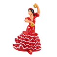 thumbnail image 3 of Figura de novia, estatua decorativa, adorno de mesa coleccionable, escultura borde blanco, 3 of 7