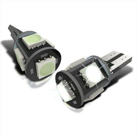 

Spec-D Tuning Led T10 194 168 W5W 2825 5-Smd Canbus Lights Bulbs 194/501/2125 White