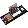 thumbnail image 3 of Galdas Gaming Mouse Pad XXL XL Large Mouse Pad Long Extended Big Mousepad Non-Slip Rubber Keyboard Mouse Pad with Stitched Edges for Laptop Home Office (31.5x11.8x0.08 Inch) … (2025 Calendar), 3 of 7