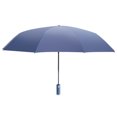 thumbnail image 1 of Paraguas totalmente automático Sol y lluvia para mujer De doble uso Encogimiento Fuerte resistente al viento Protector solar Linterna Paraguas de iluminación Paraguas para hombre, 33 cm, azul marino profundo ShuxiuWang 8390605533716, 1 of 1
