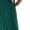 Green, variant on Aellinatey Sleeveless dress, casual round neck, pleated A-line swing long party dress