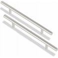 thumbnail image 1 of 5 Pcs 128mm Poignées de Cuisine avec Vis Acier Inoxydable T Bar Poignée Poignée Tirer la Poignée de la Porte Ensemble 20 * 3,2 Cm, 1 of 4