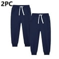 thumbnail image 3 of Fmbrln 2PC Boys Sweatpants Baggy Drawstring Elastic Waist Joggers Pants Fashion Casual Soft Comfy Athletic Pants with Pockets, Sizes 5-13Y, 3 of 4