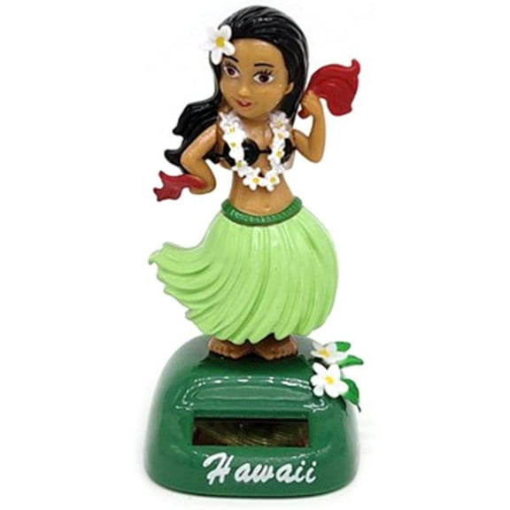 CNIDFGKSH Hawaiian Dashboard Hula Girl, Girl Dancing,Dashboard Bobble Head Solar Powered Shaking Dancing Toy Figure Doll for Car Interior Decorations Ornament StyleA11593