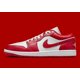thumbnail image 2 of N I-K-E A i r-Jor-dan 1 Low Varsity Red White 553558-166 Men's Shoes NEW, 2 of 6
