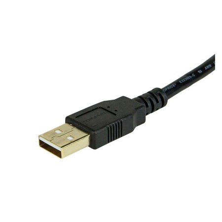 UPC: 0844660054337 | Monoprice USB-A to USB-A Female 2.0 Extension Cable – 28/24AWG  Gold Plated  Black  6ft