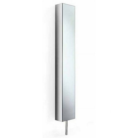 Ws Bath Collections Pika 51506 Pika 63" Single Door Revolving Mirrored Medicine Cabinet -