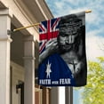 thumbnail image 3 of Christian Flags,Faith Over Fear Flag Christian Australian Australia With Jesus for Outside Garden Flag, Double-Sided Decorative Outdoor Flag, Patriotic Polyester Yard Flag 12 x 18 in, 3 of 5
