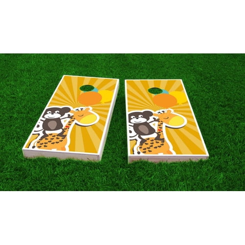 Custom Cornhole Boards Kids Theme Light Weight Cornhole Game Set by Custom Cornhole Boards