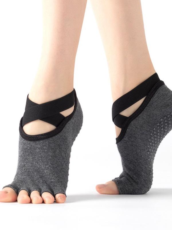 Catlerio Women's Bellarina Half Toe Grip NonSlip for Ballet, Yoga