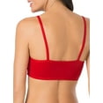 thumbnail image 7 of Women's Fruit Of The Loom 9036 Spaghetti Strap Short Bra - 3 Pack (KALEIDO/CHARCOAL/RED 34), 7 of 7