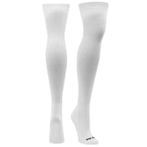 MK Socks Over the Knee Baseball, Football Extra Long Sports Socks (White, S)