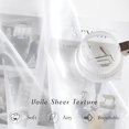 thumbnail image 3 of Sheer Curtains es Long with Eyelet Sheers Window Curtains Panels Privacy Light Filtering Voile Grommet Top Drapes for Living Room/Hotel Rideaux ( Wide ), 3 of 7