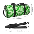 thumbnail image 2 of Defioc Green Lizard for Travel Duffle Bag,Weekender Bag Carry On Tote Bags Hospital Bag Large Capacity Sport Gym Bag for Men Women Fit for Trave, Gym,Weekend, 2 of 6