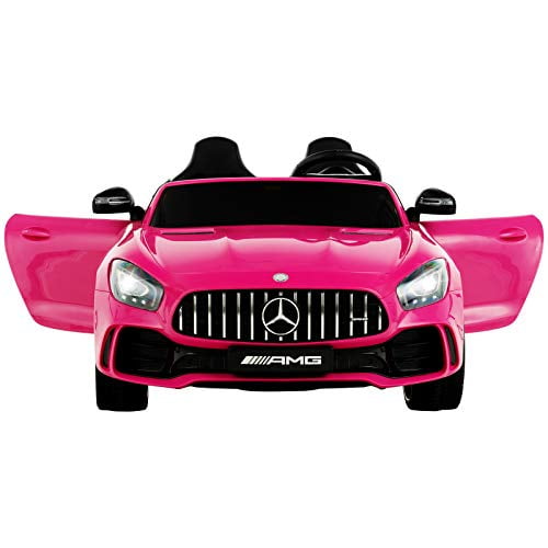 Wheels Suspension Uenjoy 2 Seater 12V Electric Kids Ride On Car Mercedes Benz AMG GTR Motorized Vehicles with Remote Control Battery Powered Music LED Lights Horn Compatible with Mercedes,Red 
