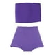 thumbnail image 5 of Ropa femenina a escala 1/6, moda casual, top y pantalones cortos a escala 1:6 Púrpura claro, 5 of 9