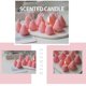thumbnail image 3 of Strawberry Shaped Mini Scented Candle - Pink - 4 Pieces, 3 of 5