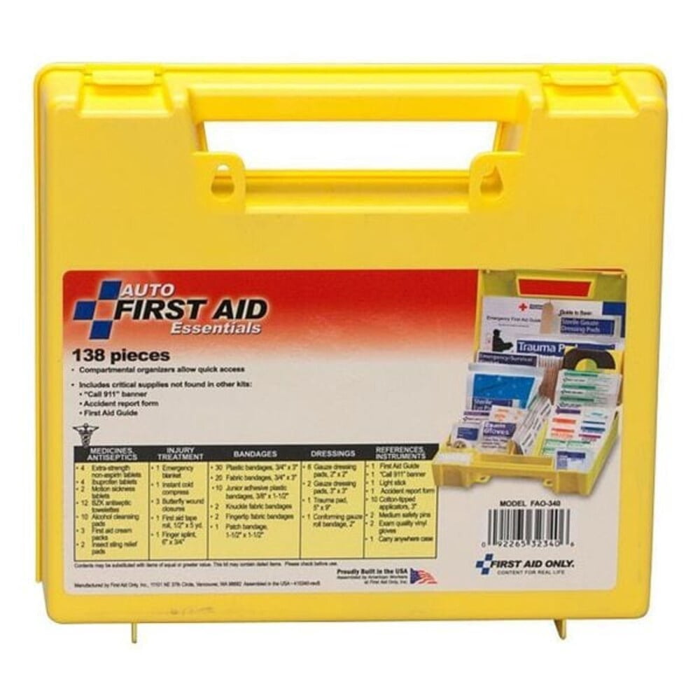 FAO-340 137-Piece Auto First Aid Kit - Quantity 1