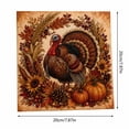 thumbnail image 4 of Premium 3D Pearl AutumnThanksgiving Diamond Painting Art Kit, Fall Harvest Gem Art with Turkey, Woodland, Church, Truck or Apple Pie Design, 7.87 Inch DIY Decor, 4 of 6