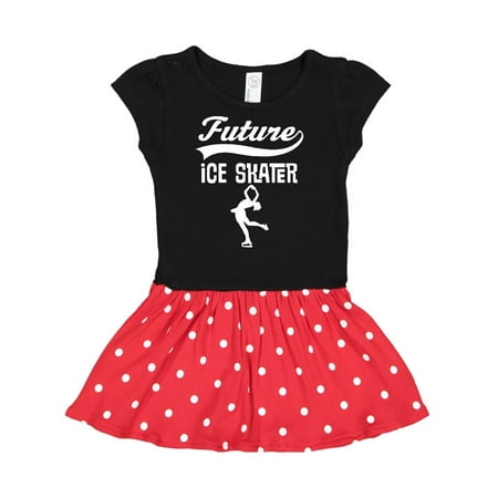 

Inktastic Future Ice Skater Girls Skating Gift Toddler Girl Dress