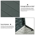 thumbnail image 4 of BAYUELSWU 158 Gallon Outdoor Storage Box, Deck Box Lockable Large Resin Deck Box Waterproof for Garden Tools, Supplies, Toys, 4 of 7