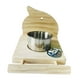 thumbnail image 4 of Percha de madera para pájaros con comedero, resistente jaula para pájaros, comedero colgante para mascotas, 4 of 9