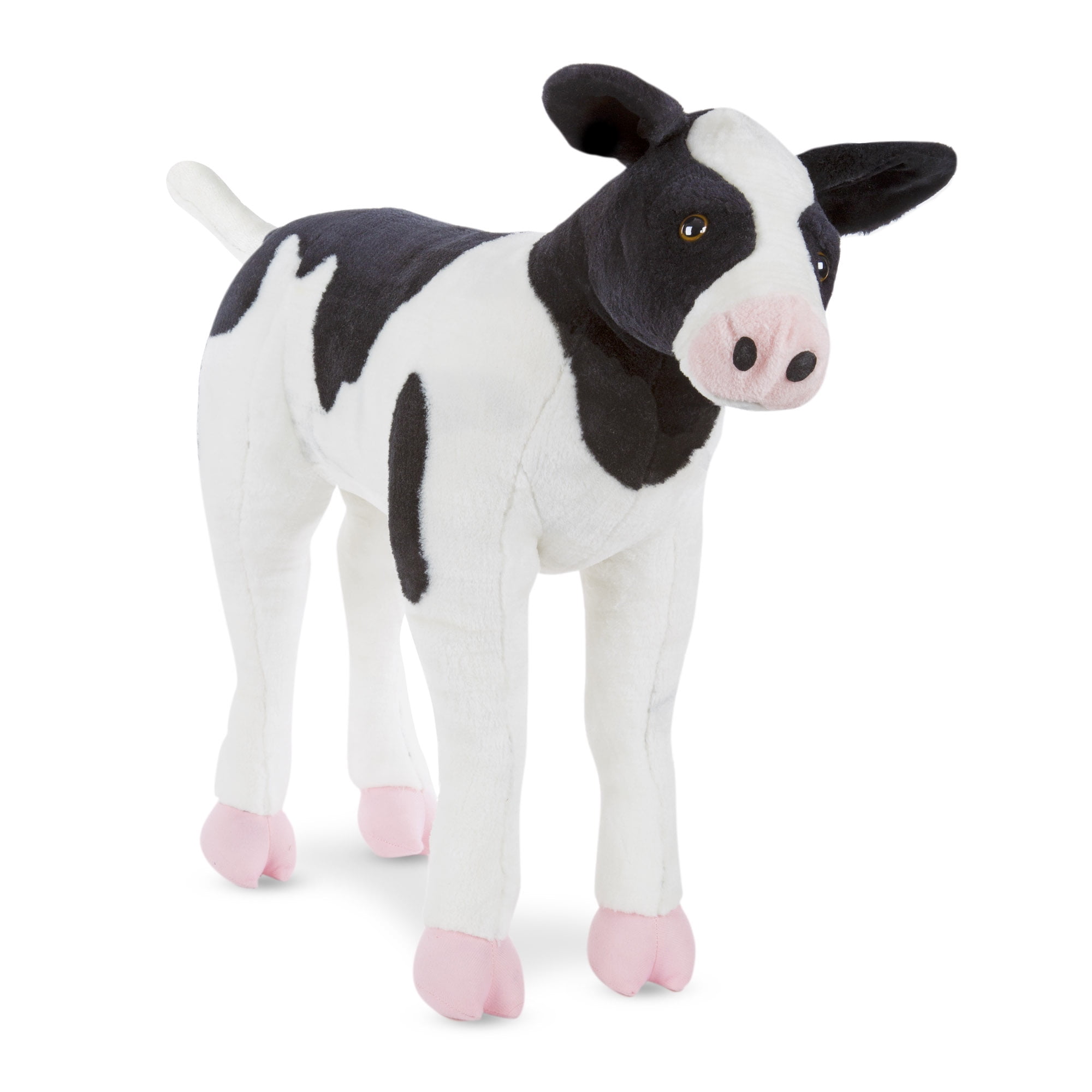 Douglas Plush Stuffed Farm Animal Sweet Cream Calf Cow 9i Cuddle Toy Black White for sale online 