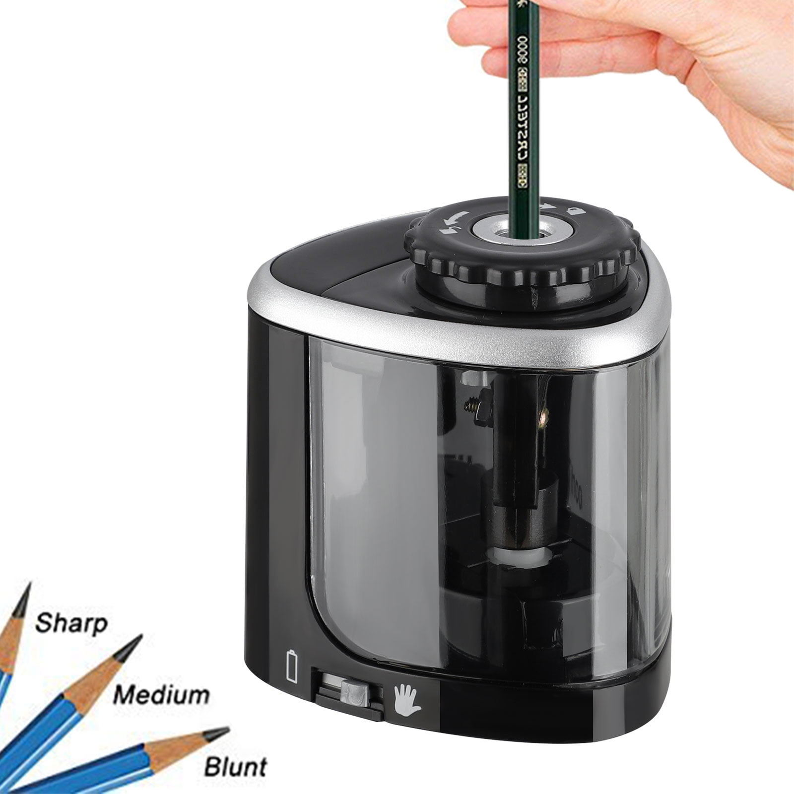 Automatic Electric Pencil Sharpener Battery Operated School Stationery Gracious 