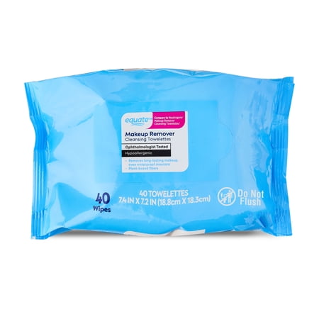 Equate Makeup Remover Cleansing Towelettes 40 Count