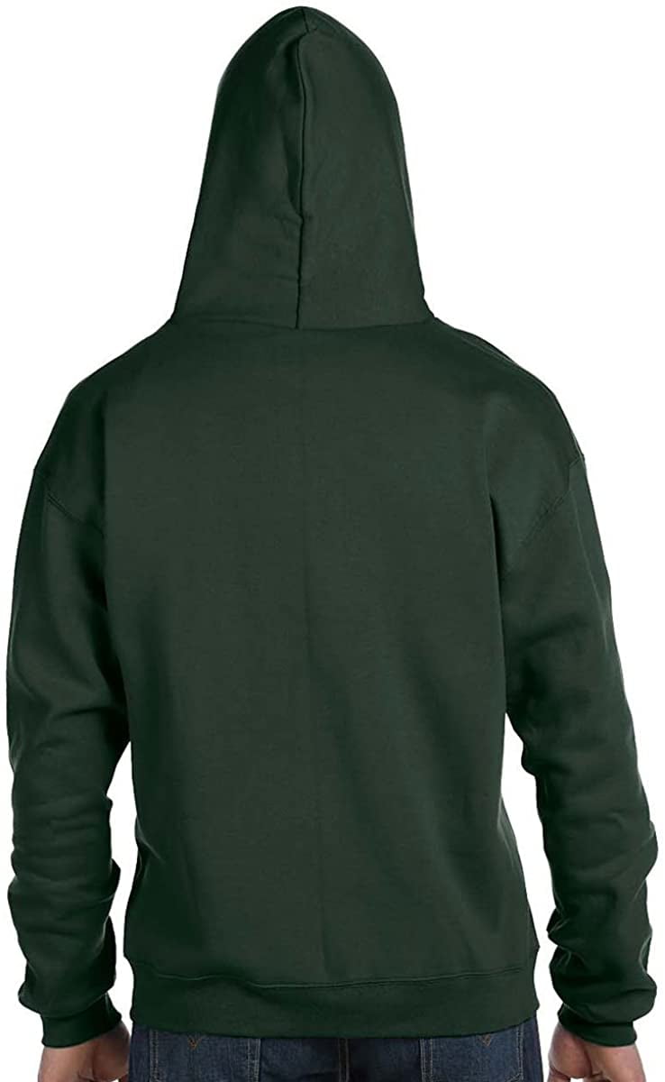Champion Adult 50/50 Full-Zip Hooded Sweatshirt, Light Steel, Small