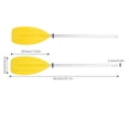 thumbnail image 3 of Planche en aluminium et plastique, pagaie, kayak, rames pour bateaux pneumatiques, canot pneumatique, canoë, 3 of 4