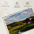 thumbnail image 6 of Elephant Stock Green Fields Red Barn Wall Art - Horizontal Canvas Wall Art - Living Room Wall Decor - Nature Canvas - Green And White Decor - 12" x 8", 6 of 8